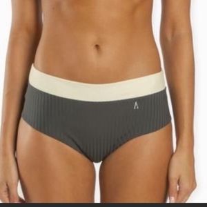 Boys + Arrows Raz Bikini Bottom in Iron